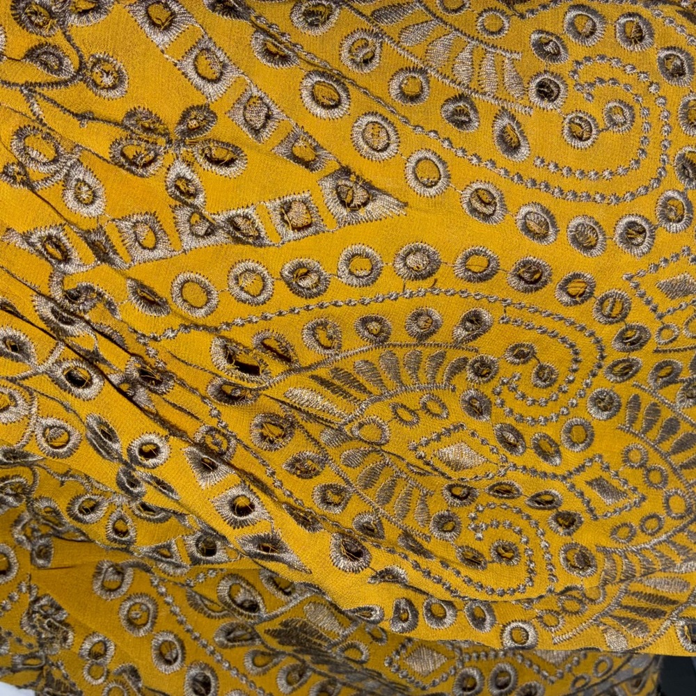 Jen's Pirates Booty Maxi Dress Flamenco Maxi Dress in Citrine Mariachi Eyelet - Picture 10 of 10